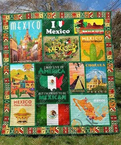 Mexico Quilt Blanket Bedding Set