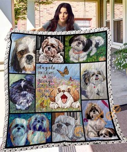 Mhqd00033 Corgi Quilt Blanket Bedding Set