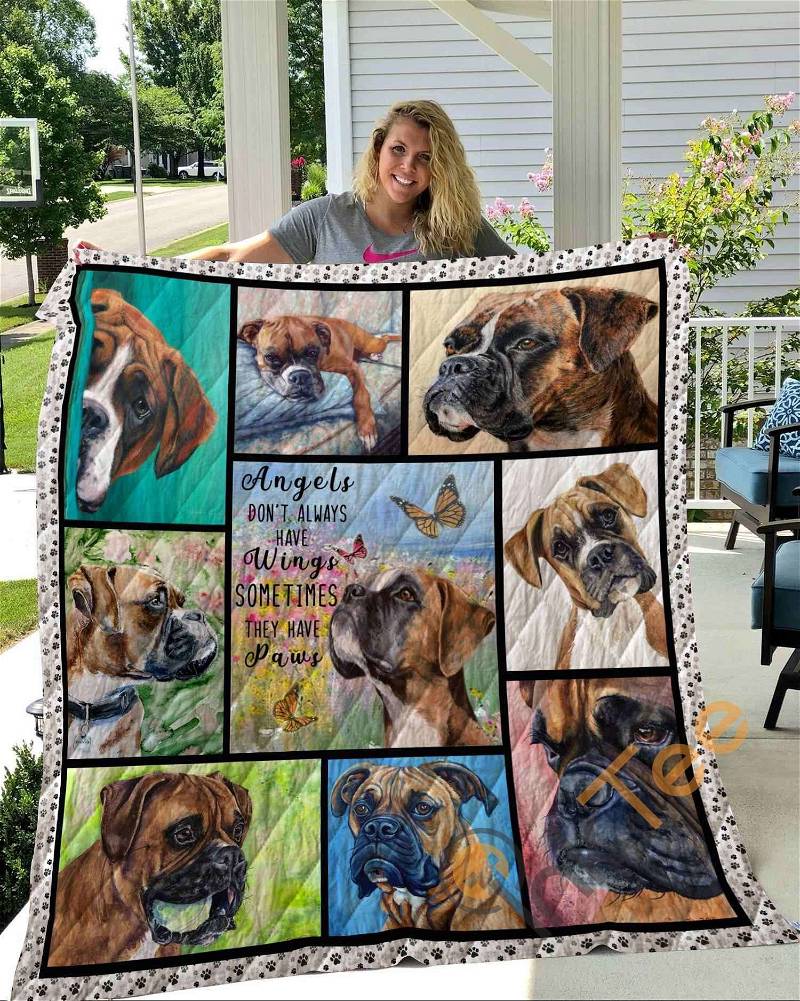 Mhqd00040 Boxer Quilt Blanket Bedding Set