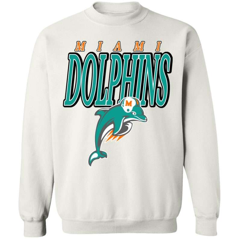 Miami Dolphins 1990'S Vintage Nfl Crewneck Sweatshirt