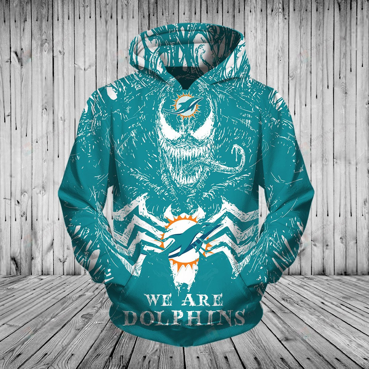 Miami Dolphins 3D All Over Print Hoodie, Zip-Up Hoodie For Miami Dolphins Fan