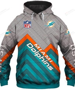 Miami Dolphins 3D All Over Print Hoodie, Zip-Up Hoodie Gifts For Nfl Fans