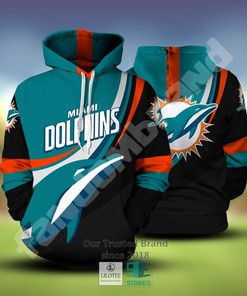 Miami Dolphins 3D Hoodie 3D All Over Print Hoodie, Zip-Up Hoodie