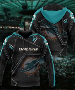 Miami Dolphins 3D Hoodie Zip-Up Hoodie For Fan