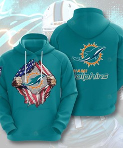 Miami Dolphins 3D Printed Zip-Up Hoodie Gifts for Fans