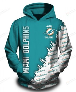 Miami Dolphins Fan All Over Print Hoodie Gifts for Fans