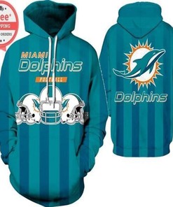 Miami Dolphins Football Team Printed Unisex Hoodie Unisex 3D All Over Print