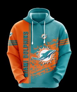 Miami Dolphins Football Tracksuit Hoodie Casual