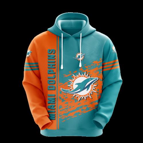 Miami Dolphins Football Tracksuit Hoodie Casual