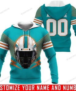 Miami Dolphins Helmets Hoodie Gifts For NFL Fans