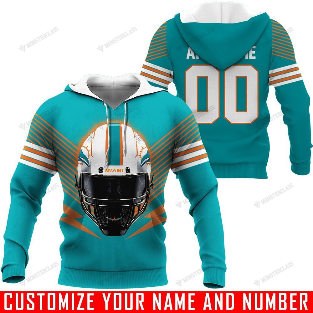 Miami Dolphins Helmets Hoodie Gifts For NFL Fans