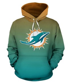 Miami Dolphins Hoodie 3D All Over Print Hoodie