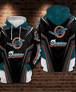 Miami Dolphins Hoodie 3D Clothing Apparel Sweater Full Print Gifts For NFL Fans