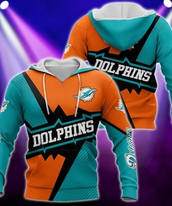 Miami Dolphins Hoodie 3D Graphic Sport Printing Gifts For Nfl Fans
