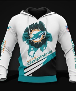 Miami Dolphins Hoodie Cool Graphic Gifts for Fans