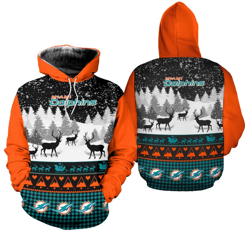Miami Dolphins Hoodie Gifts for Fans - Image 2