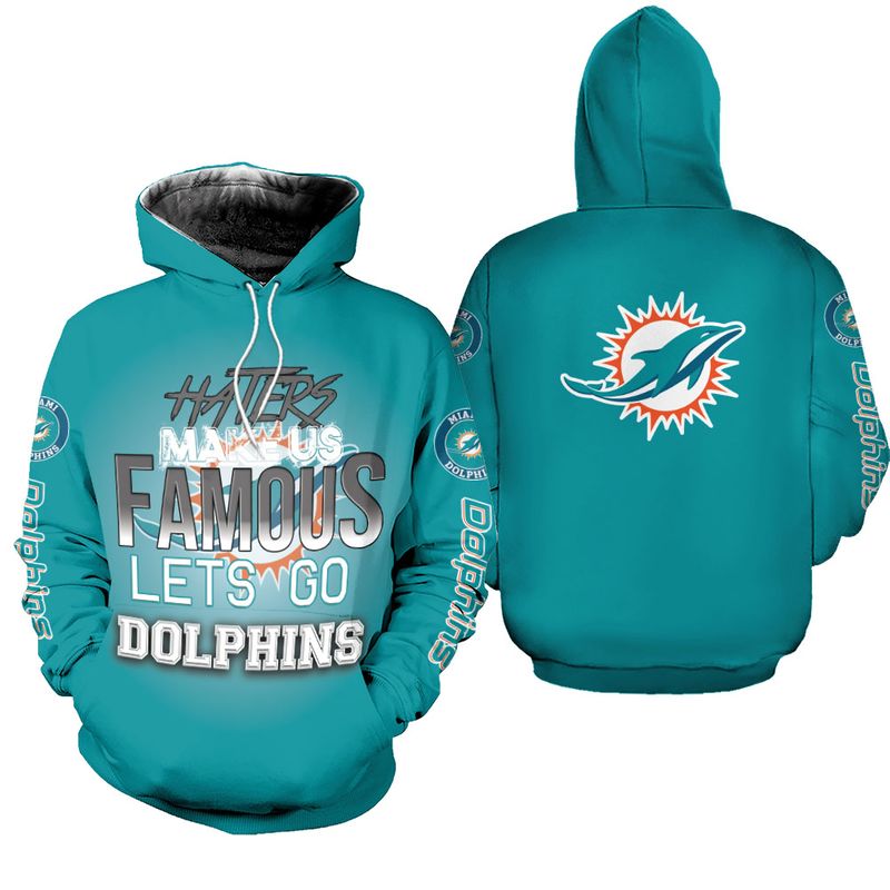 Miami Dolphins Hoodie Limited Edition All Over Print - Image 2