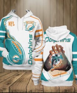 Miami Dolphins Hoodie Nfl Apparel Gift For Fan Nfl 3D