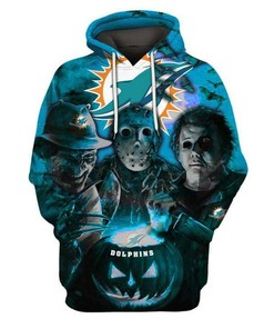 Miami Dolphins Hoodie Nfl Football All Over Print 3D