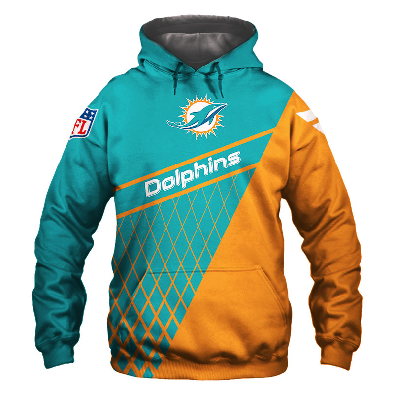 Miami Dolphins Hoodie Zip Hoodie Gift for Fan