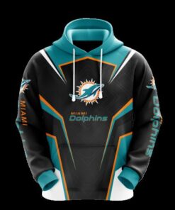 Miami Dolphins Hoodie, Zip-Up Hoodie For Fan