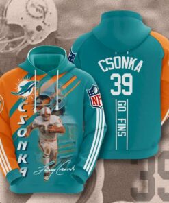 Miami Dolphins Larry Csonka 3D Hoodie For Men For Women, Personalized Trending Gift