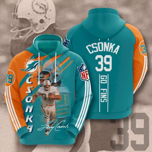 Miami Dolphins Larry Csonka 3D Hoodie For Men For Women, Personalized Trending Gift