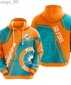 Miami Dolphins NFL 3D Printed Hoodie - Gift for Fans