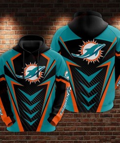 Miami Dolphins NFL 3D Printed Hoodie - Ideal Gift