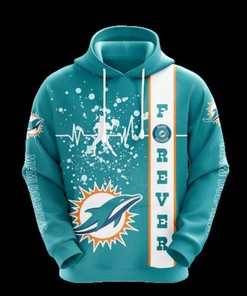 Miami Dolphins NFL 3D Printed Zip-Up Hoodie - Gift for Fans