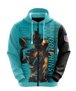 Miami Dolphins NFL Fan Gift - 3D Printed Hoodie