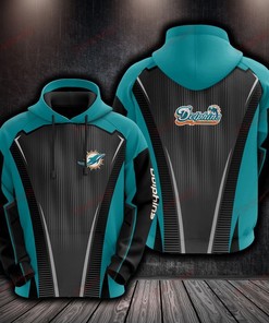 Miami Dolphins NFL Fan Gift - 3D Printed Zip-Up Hoodie