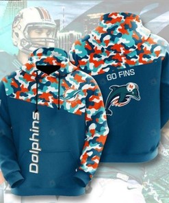 Miami Dolphins Nfl 3D All Over Print Hoodie, Zip-Up Hoodie for Fans
