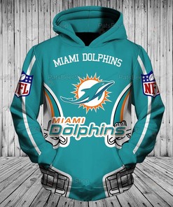 Miami Dolphins Nfl 3D All Over Printed Hoodie, Zip- Up Hoodie