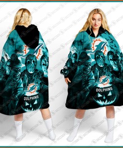 Miami Dolphins Nfl Hallowen Horrormovie Snug Hoodie