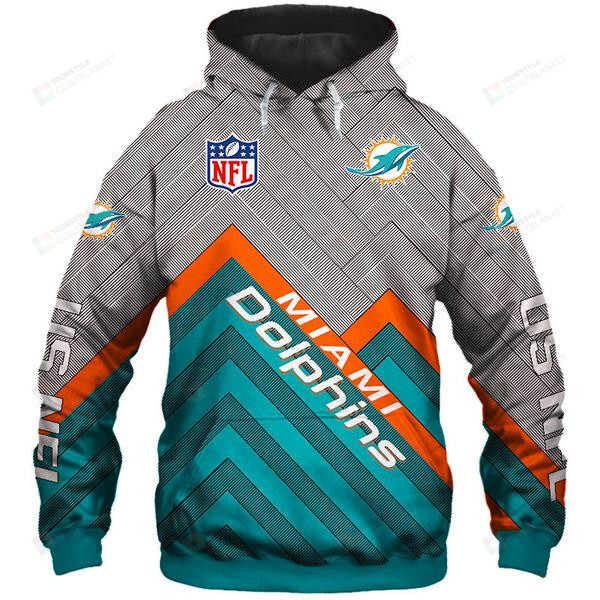 Miami Dolphins Nfl Rugby Team 3D All Over Print Hoodie, Zip-Up Hoodie