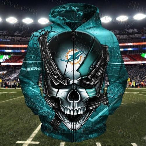 Miami Dolphins Official 3D Printed Hoodie Gifts for Fans