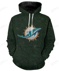Miami Dolphins Official All Over Print Hoodie Gifts for Fans