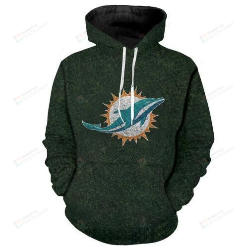 Miami Dolphins Official All Over Print Hoodie Gifts for Fans