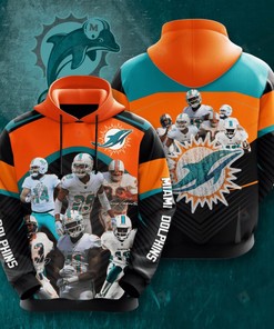 Miami Dolphins Official Zip-Up Hoodie Gifts for Fans