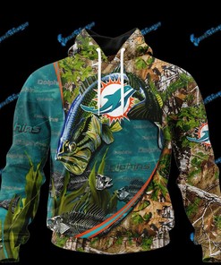 Miami Dolphins Personalized All Over Printed Hoodie Gifts For Fan