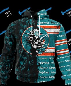 Miami Dolphins Personalized All Over Printed Hoodie Gifts For Fans