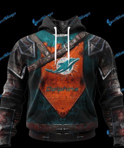 Miami Dolphins Personalized All Over Printed Hoodie Gifts For NFL Fan