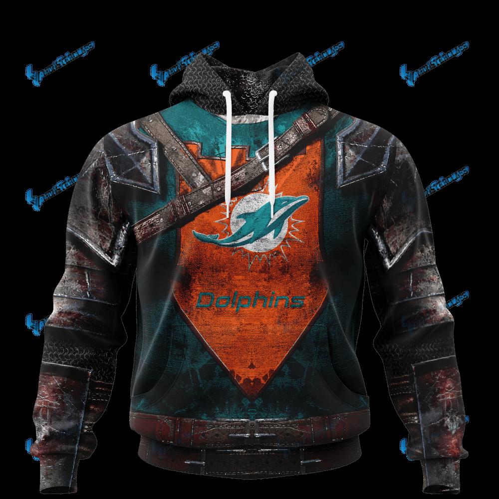 Miami Dolphins Personalized All Over Printed Hoodie Gifts For NFL Fan