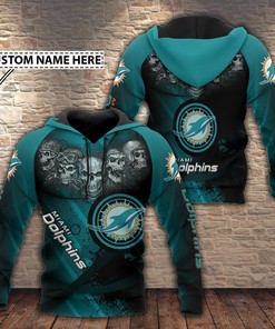 Miami Dolphins Personalized Hoodie Gifts For NFL Fans