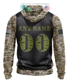 Miami Dolphins Skull Punisher Veteran Camo 3D Hoodie