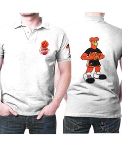 Miami Heat Basketball Classic Mascot Logo Gift For Heat Fans White Polo Shirt All Over Print Shirt 3d T-shirt