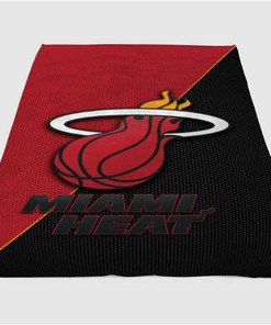 Miami Heat Sherpa Fleece Blanket Gifts for Family, for Couple