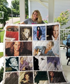 Michael Bolton Albums Quilt Blanket Bedding Set