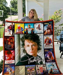 Michael J. Fox The Hard Way Collection Quilt Blanket Bedding Set